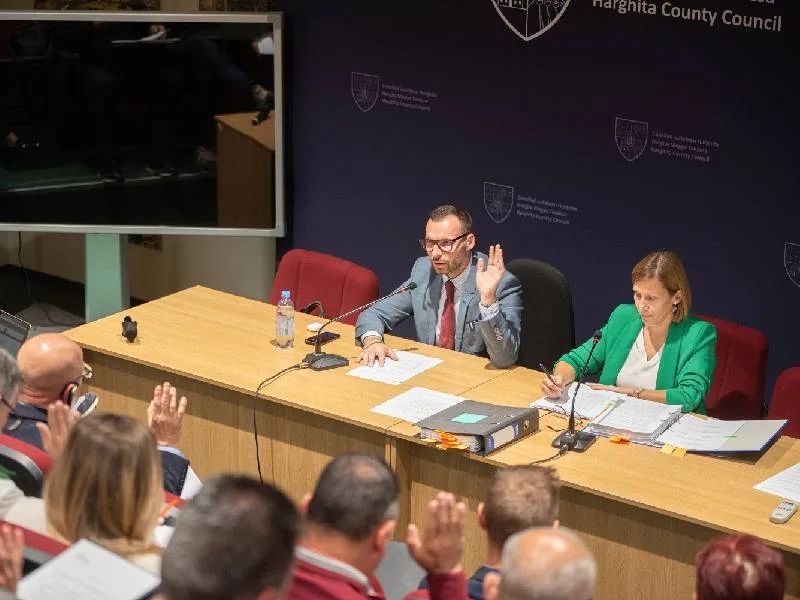 Rectificarea bugetului general al județului Harghita pe ordinea de zi a ședinței ordinare