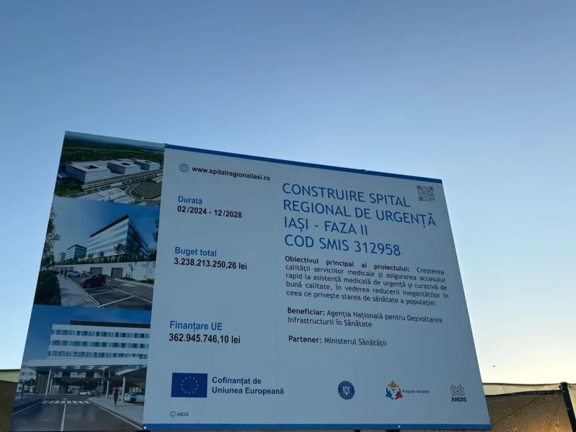 A fost semnat contractul pentru Spitalul Regional de Urgență Iași-începe construcția celui mai mare proiect medical din Moldova