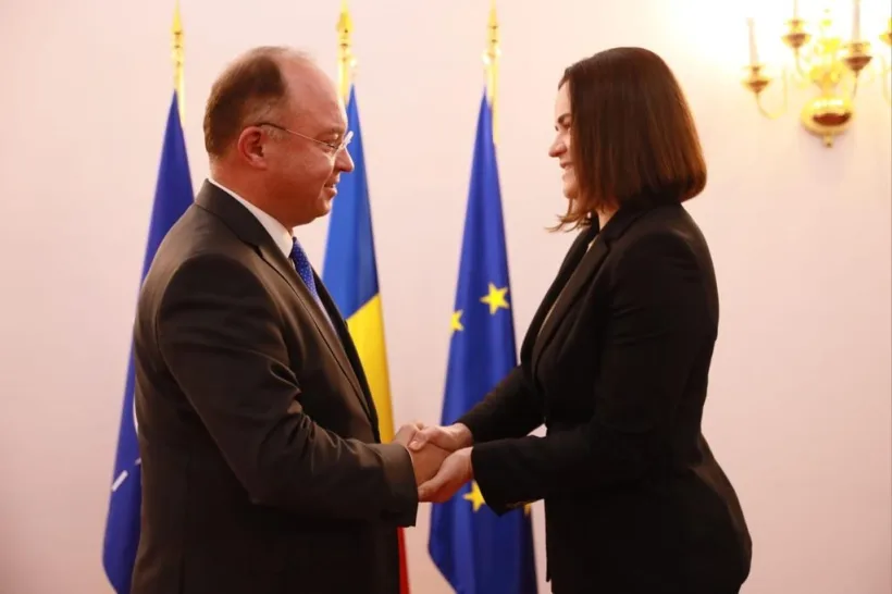 Ministrul de Externe, întrevedere cu liderul opoziţiei belaruse, Svetlana Tihanovskaya