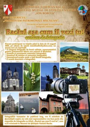 Concurs de fotografie pentru promovarea proiectului „Bacăul aşa cum îl vezi tu”