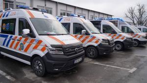 Ambulanțe noi la SJA D&acirc;mbovița
