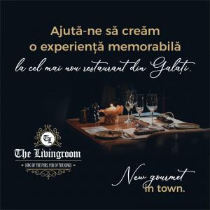 The Livingroom- un restaurant unic va fi inaugurat la Galați. Proprietarii își doresc să creeze un trend în domeniul ospitalității