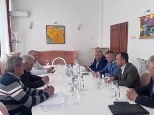 Delegație din Serbia la sediul Palatului Adminstrativ