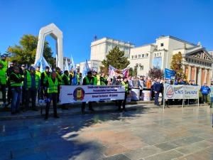 Protest Anti-Sărăcie la Galați. 200 de oameni au ieșit în stradă