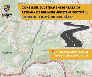 Nou sector integrat în rețeaua de drumuri județene Cluj