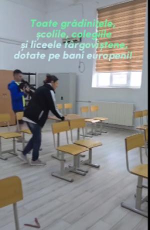 Unitățile de învățământ din Târgoviște dotate modern cu fonduri PNRR