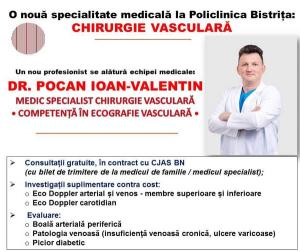 O nouă specialitate medicală  la Policlinica Bistrița