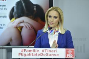 Gabriela Firea: Tratamentul pentru proceduri de fertilitate a femeilor, decontat cu 4.500 euro