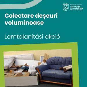 Campania de colectare a deșeurilor voluminoase, continuă în Tg. Mureș