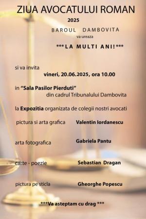 Ziua AVOCATULUI ROMÂN marcată și în Dâmbovița