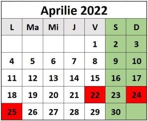 Câte zile libere legale vor avea românii în 2022