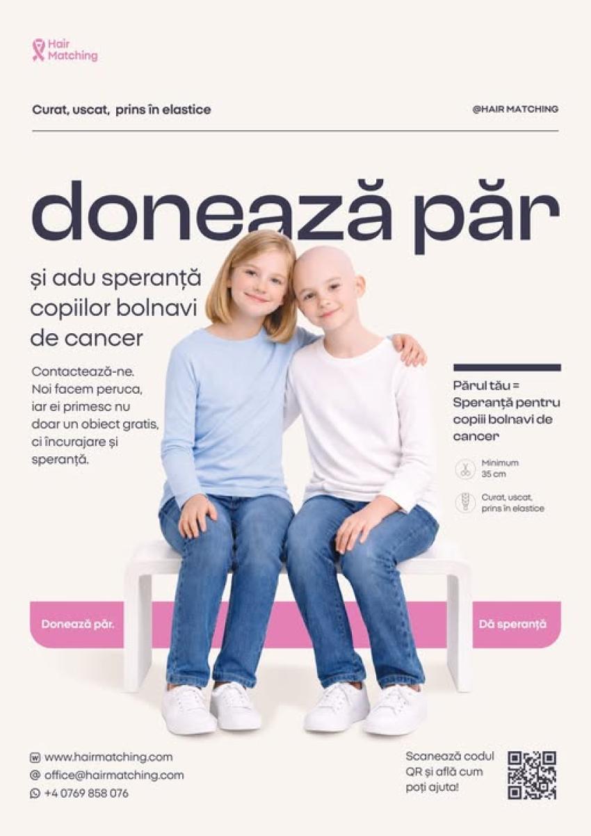 „Donează păr pentru copii” în Ialomița