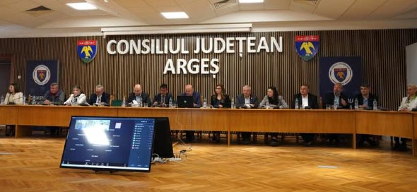 Consiliul Județean Argeș a aprobat bugetul județului pe anul 2026