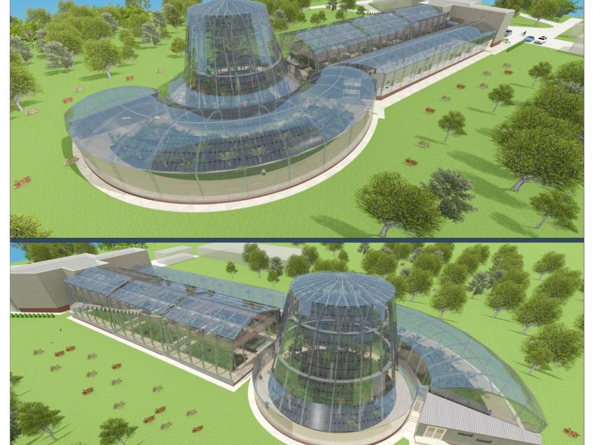 Seră de plante spectaculoasă la Grădina Botanică Galați. Care este stadiul lucrărilor