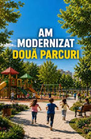Două noi parcuri modernizate pentru comunitatea din Sectorul 5