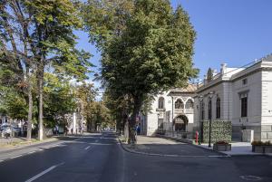 „Aleea Celebrităților - Walk of Fame” pe o stradă din Galați