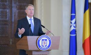 Președintele Iohannis: „Trecerea moţiunii prin Parlament a fost făcută de politicieni cinici”