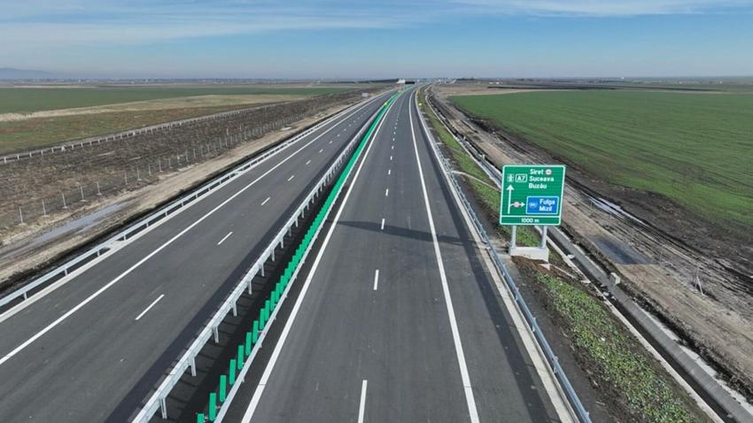 Circulație neîntreruptă pe autostradă între București și Focșani, după inaugurarea unui nou tronson A7