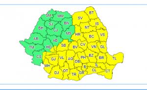 Galați și Brăila, sub avertizare de vânt şi instabilitate atmosferică până la ora 21:00