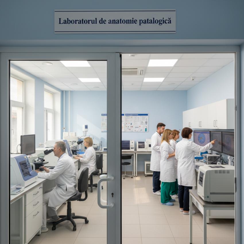 Laboratorul de anatomie patologică din cadrul SJU Alexandria, modernizat