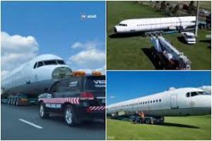 O aeronavă comercială &quot;Fokker 100&quot; scoasă din uz, baza unui muzeu aviatic în Arad