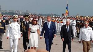 Klaus Iohannis sărbătorește Ziua Marinei la Constanța