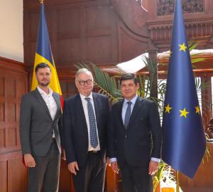 Președintele CJ Galați, Costel Fotea, a primit o delegație de oameni de afaceri irlandezi, însoțită de Ambasadorul Irlandei în România