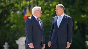 Klaus Iohannis, la întâlnirea cu președintele Germaniei: Presiunea trebuie să se intensifice, pentru ca Rusia să înceteze invazia și să pună capăt agresiunii