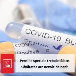 Alfred Simonis, PSD: &quot;Pensiile speciale trebuie tăiate! Iar banii economisiți să meargă la Sănătate!