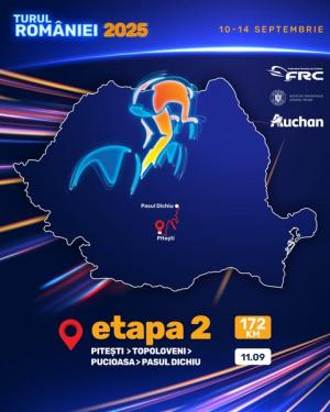 Turul României 2025 la ciclism revine în Argeș