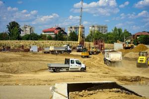 Ritm alert de lucru pe șantierul Athletic Park!