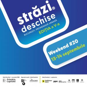 Al 20-lea weekend al proiectului „Străzi deschise – București, Promenadă urbană”
