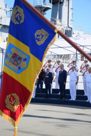 Nava-școală „Mircea” se întoarce în România după un marș de instrucție de șase săptămâni