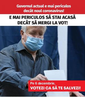 ”Votezi ca să te salvezi”