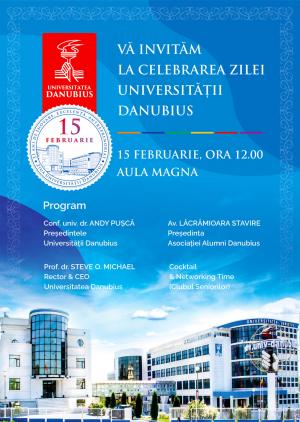 15 FEBRUARIE, ZIUA UNIVERSITĂȚII DANUBIUS