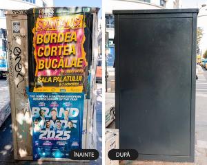 Fără mizerie! Fără afișe lipite ilegal în București!